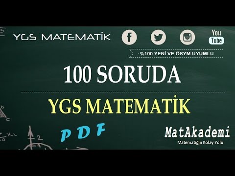 100 Soruda YGS Matematik 4.Bölüm / Tam İsabet Serisi