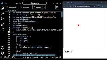Code game rắn săn mồi bằng JavaScript, HTML Canvas, CSS | ASMR | No Talking
