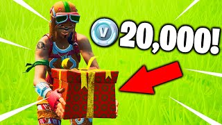 GIFTING my Brother 20,000+ V-Bucks! (Spending Spree!)