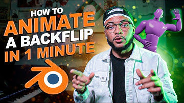 How To Animate A Backflip IN 1 MINUTE! (Blender 2.90)