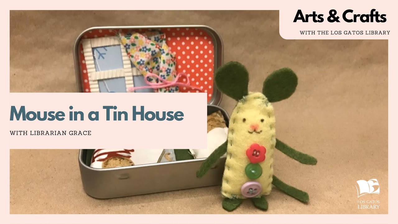 Kids Craft: Mouse in a Tin House - YouTube