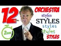 ORCHESTRA 12 STYLES IN 2 minutes | Classical Music | Rainer Hersch