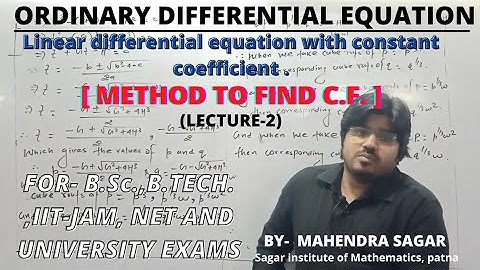 B.sc part-2 || Problem on CF || By #Mahendra_Sagar || #Siom_B.sc_math
