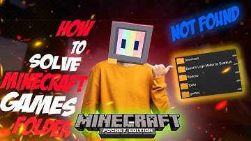 How to fix minecraft games folder not found in zarchiver in malayalam 2023 100% working