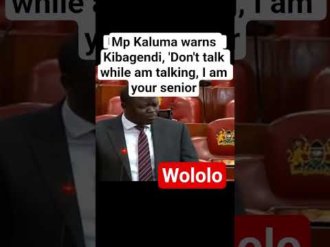 Kaluma Warns Kibagendi