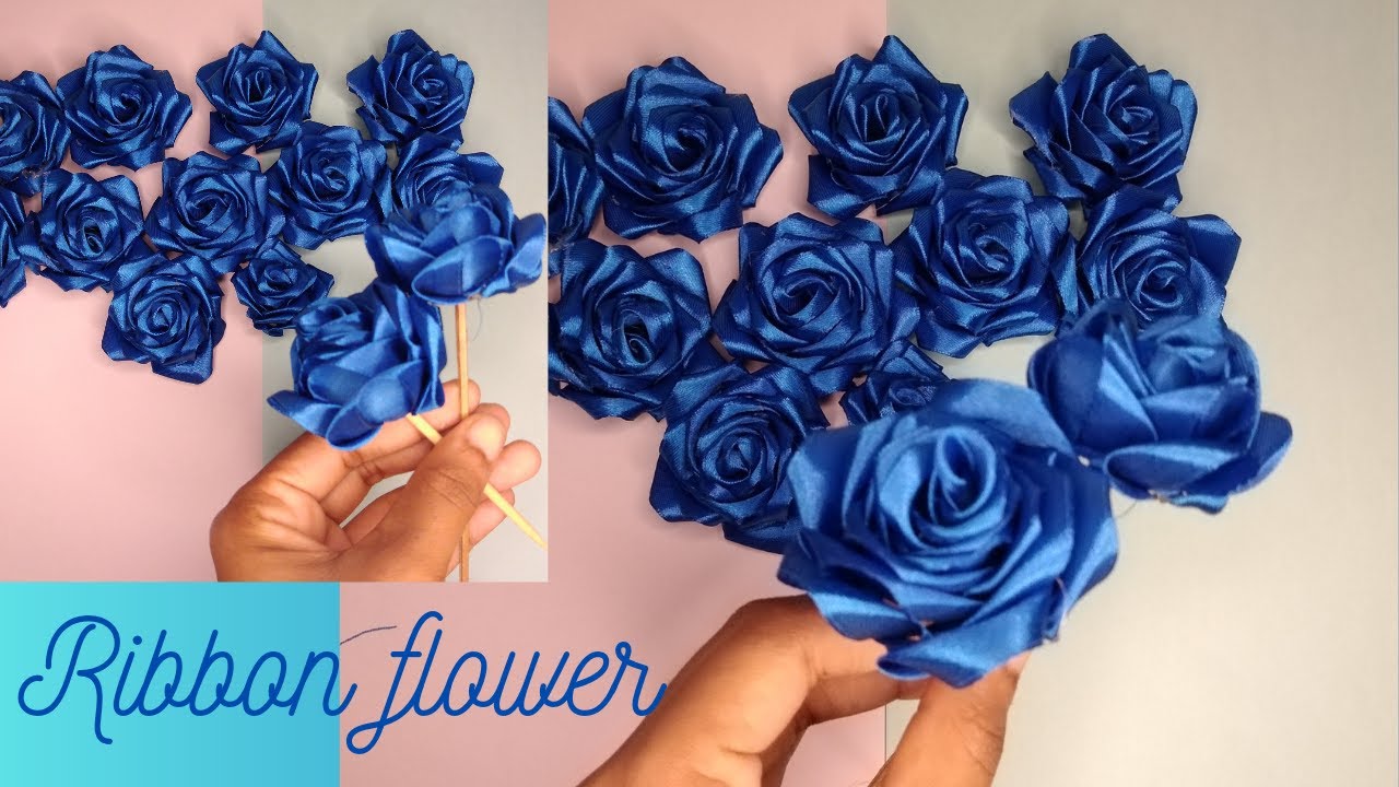flower making // ribbon flower //creative ideas//new fashion designs