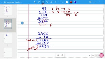 Checking Multiplication by Casting Nines