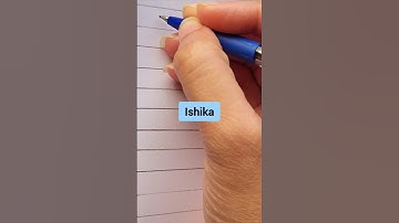 Ishika #happy #handwriting #beautiful #tipsandtrick #request #name #art #artist @WriteItUp3