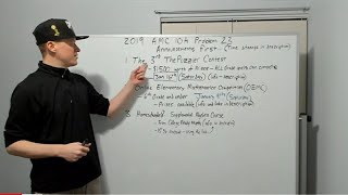 2019 AMC 10 A, Problem 23 and Important Contest Announcements