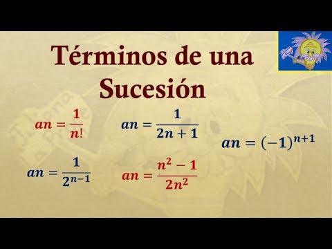 Cómo encontrar los términos de una sucesión | Juliana la Profe