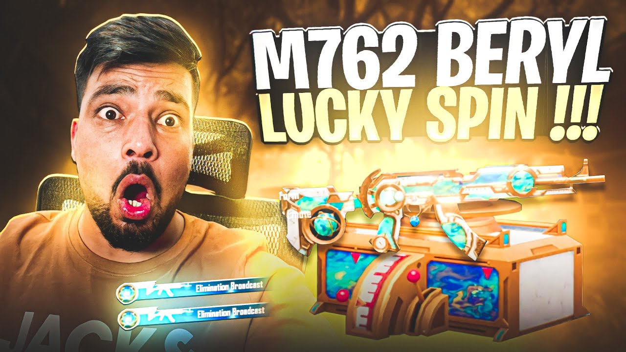 NEW M762 Beryl LUCKY SPIN 😱 – PUBG Mobile