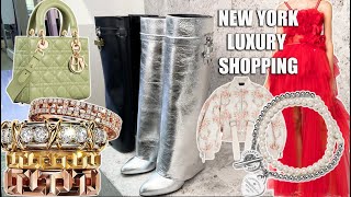 EPIC NEW YORK CITY LUXURY SHOPPING VLOG TIFFANY & CO SIMONE ROCHA DIOR BOTTEGA GIVENCHY GUCCI CELINE