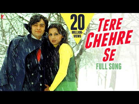 Tere Chehre Se | Song | Kabhi Kabhie | Rishi Kapoor | Neetu Singh | Kishore Kumar | Lata Mangeshkar