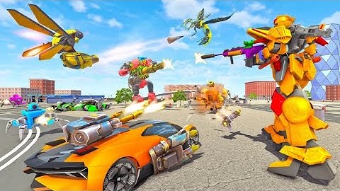 Wasp Robot Car Game: Robot Transforming Games Kinatic Games IOS/Android Gameplay 1