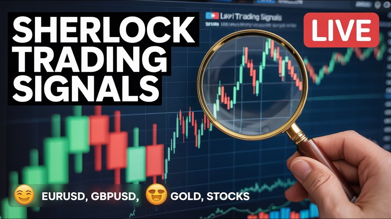 🔥 Sherlock Trading Signals: EURUSD & GBPUSD Setups + Gold & Stock Index Institutional Zones