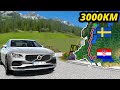 ETS2 Longest Road Trip (Umeå to Dubrovnik) Sweden to Croatia | Euro Truck Simulator 2