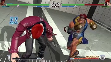 KOF XIV Demo - Nelson Climax Combos  (3, 4 & 5 bars)
