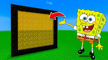 How to Make A Portal To The SpongeBob Squarepants Dimension in Minecraft!