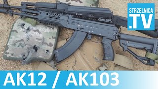 AK12 i AK103 vs chińska płyta balistyczna Lev III #109