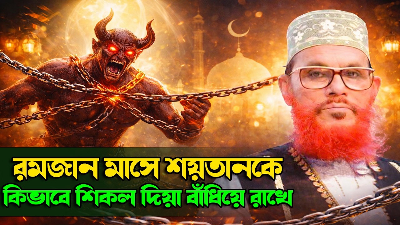 রমজান মাসে শয়তানকে কিভাবে শিকল দিয়ে বাঁধা হয়? | আল্লামা দেলাওয়ার হোসাইন সাঈদী