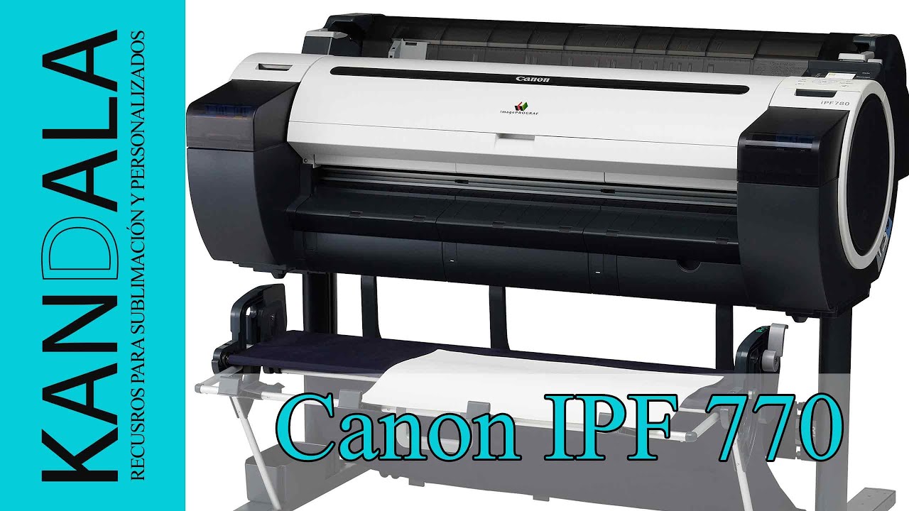 ¡Descubre el poder de la impresión con el plotter Canon IPF 770! - YouTube