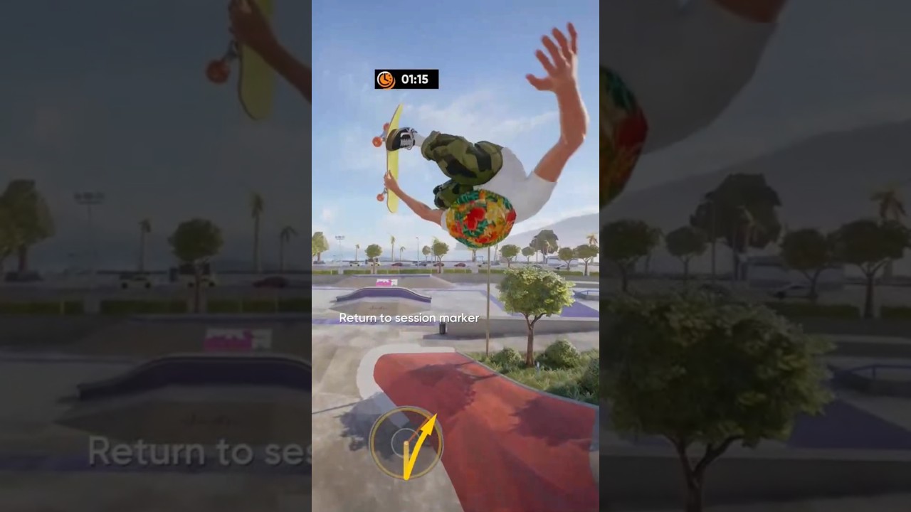 Stunting Like Tony Hawk #shorts #shortvideo #skateboarding #skate