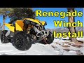 ATV Upgrades: How To Install Winch on Can Am Renegade (Every Step)