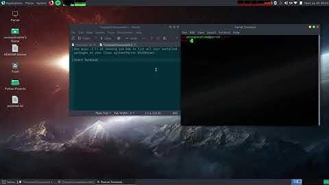 How to list all your installed linux package