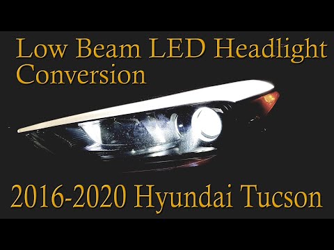 2016-2020 Hyundai Tucson LED Headlight Upgrade!