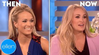 Then and Now: Carrie Underwood's First & Last Appearances on The Ellen Show