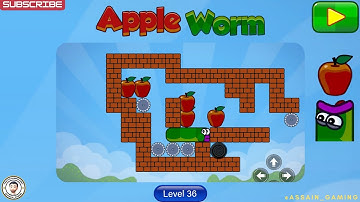 Apple Worm Level 36