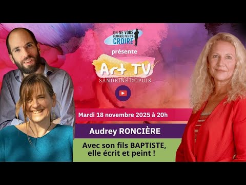❤️ Audrey Roncière, a messenger with sensitivity and deep listening skills that extend to the tip...