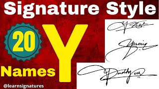 Y Signature Style | Y name Signature Style Design | How to make Y letter Signature | Y design Logo