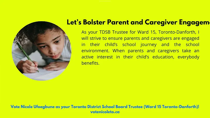 Vote Nicole Ufoegbune  Toronto District School Boa...