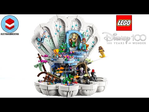 LEGO Disney 43225 The Little Mermaid Royal Clamshell - LEGO Speed Build Review