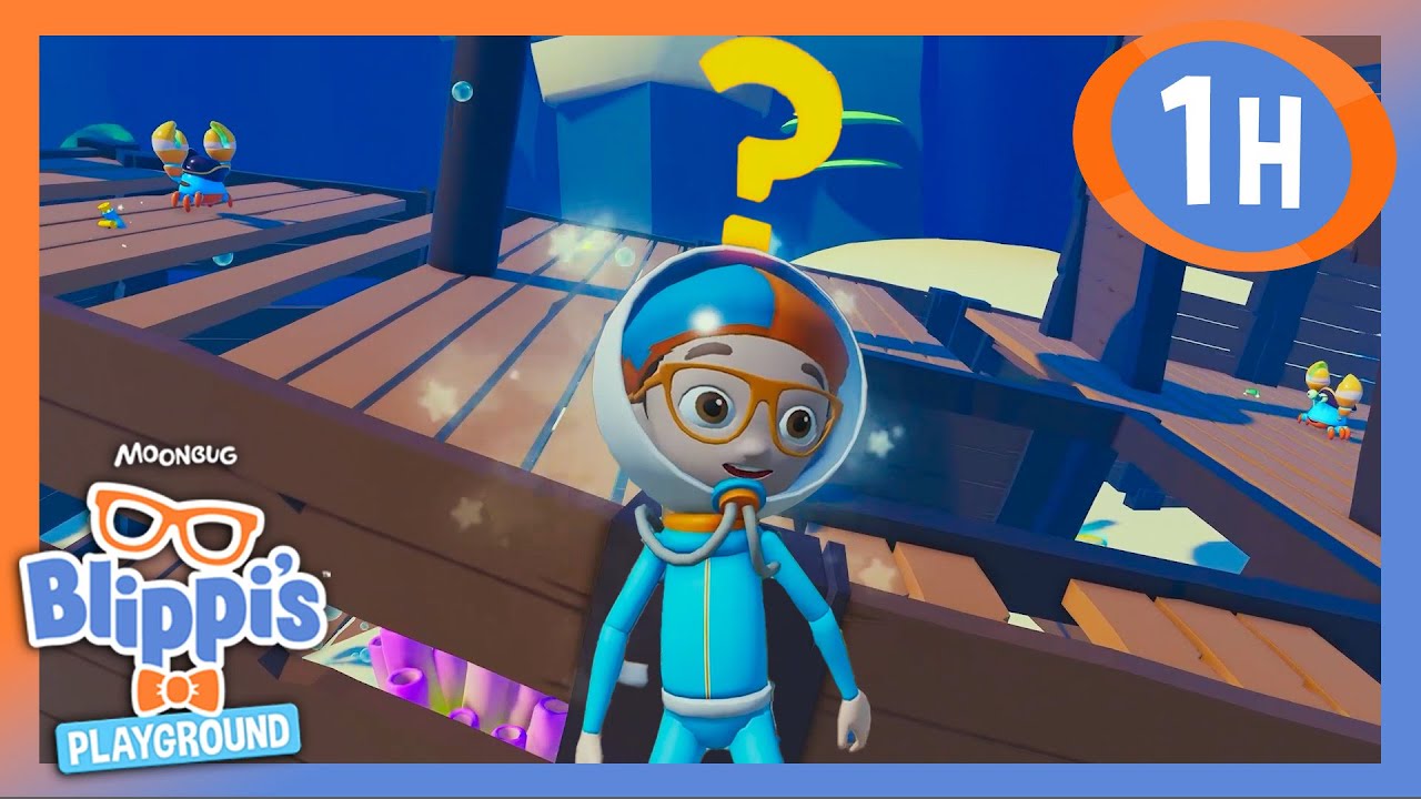 Pirate Crabs and Treasure! Blippi’s Roblox Shipwreck Fun! | Blippi Plays Roblox! | Kids TV Shows