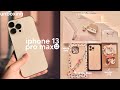 NEW!  iphone 13 pro max unboxing + cute accessories + airpods pro + casetify 🌷 | aesthetic asmr