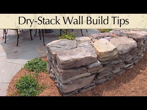 वीडियो: आप एक सूखी ढेर पत्थर की दीवार कैसे स्थापित करते हैं?