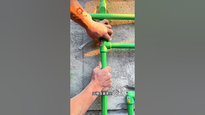 Water pipe installation skills #plumbing #plumbingservices #drainage