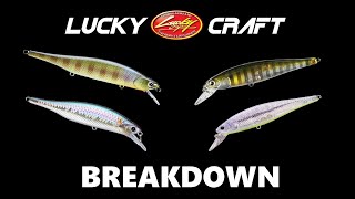 Lucky Craft Jerkbait Breakdown