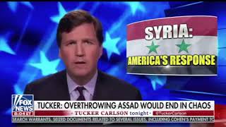 Tucker Carlson's Important Monologue On Syria