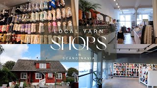 Visiting different yarn shops in Scandinavia | Yarn Shops #1