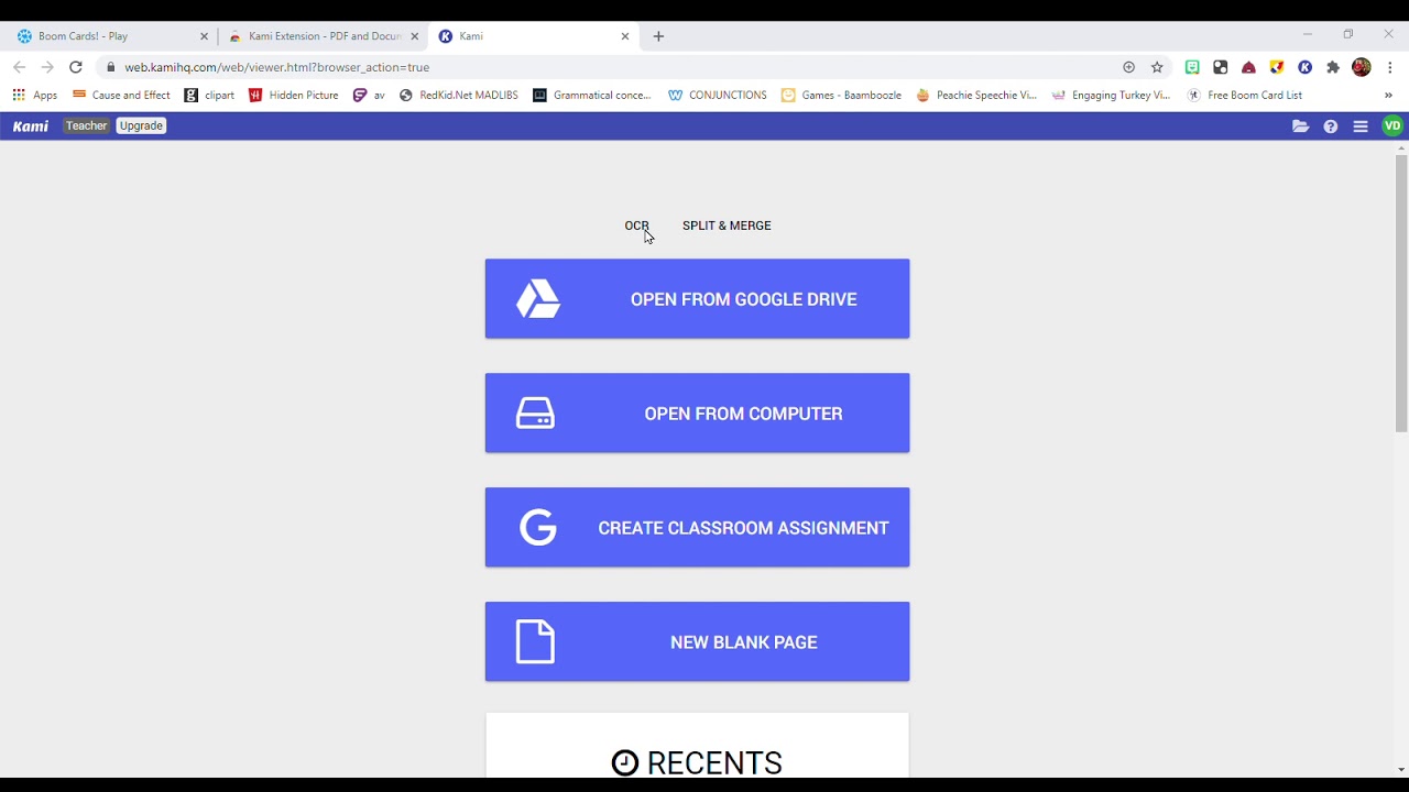 Kami Chrome Extension