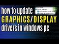 Update old graphic card or display drivers in windows 1087  tecwala