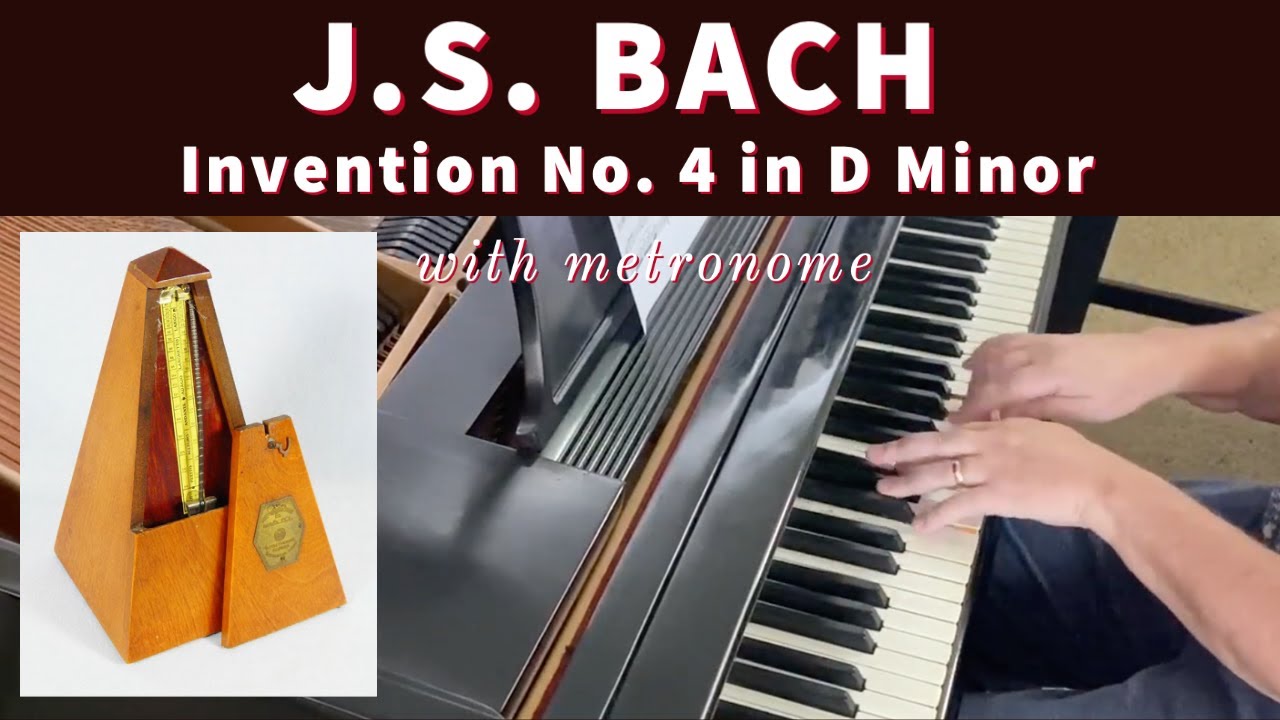 洋楽 CD W-Piano INVENTION J.S. BACH: Invention No. 4 in D Minor (BWV 775) -- played at 96