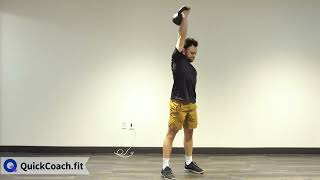 Kettlebell Dead Snatch | Exercise Demo | Coaching Software | QuickCoach screenshot 4