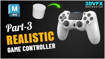 Game Controller Modeling In Maya #model