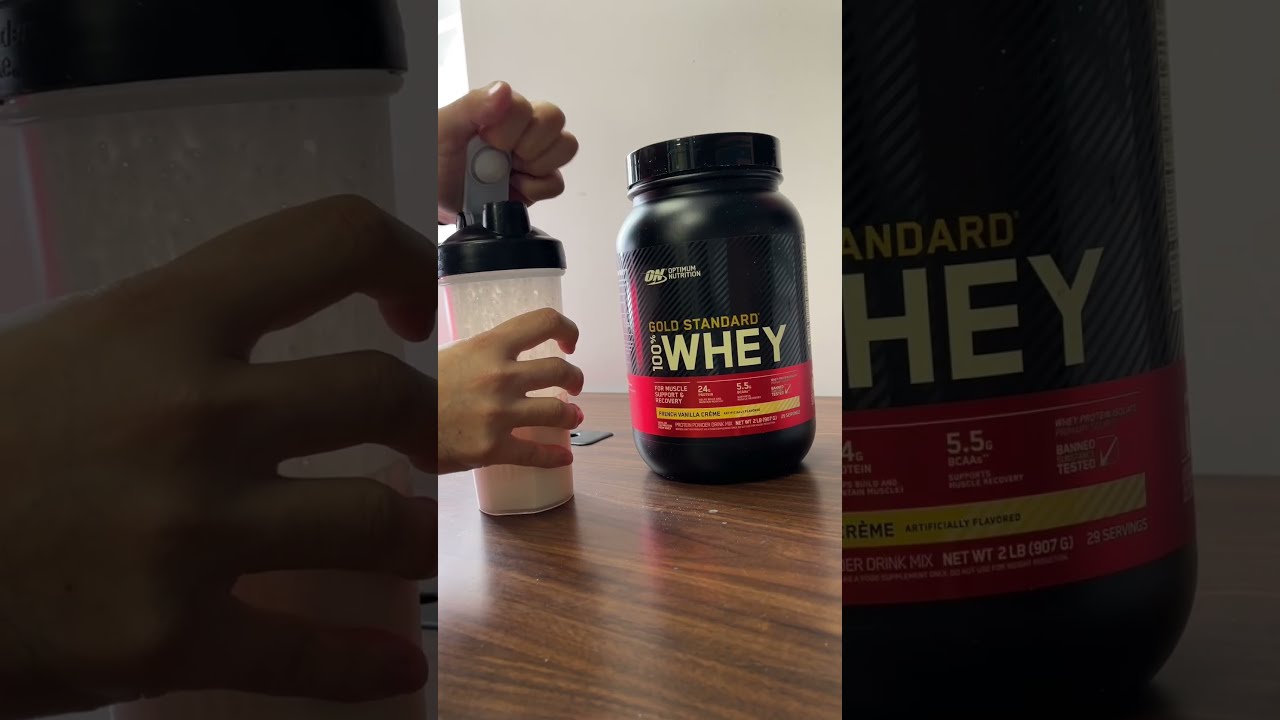 Simple French Vanilla Protein Shake Shorts Youtubeshorts