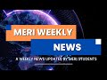 MERI News Bulletin May week 2