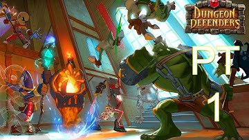 Dungeon Defenders Cooperative Walkthrough PT. 1 - The Deeper Well
